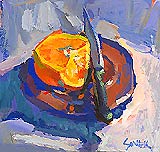 Painting - "Sliced Orange"