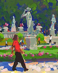 Painting- "Luxembourg Gardens"