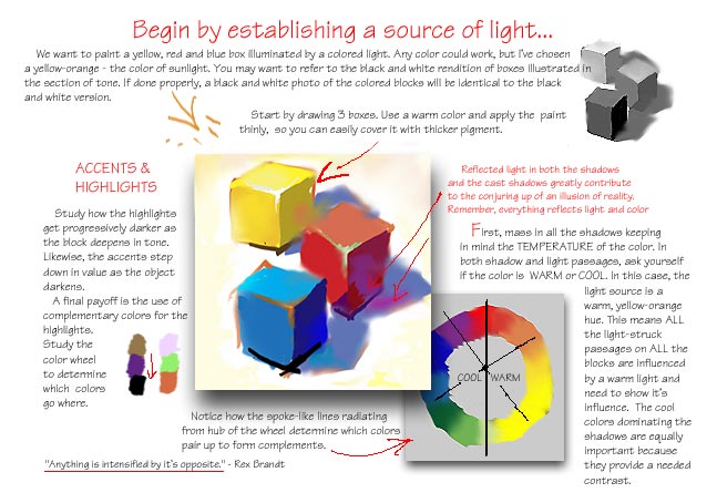 Color - Painting Blocks in Color