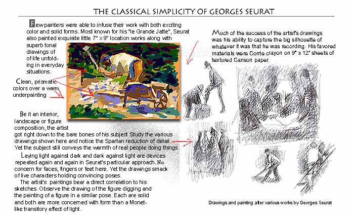 Georges Seurat lesson...